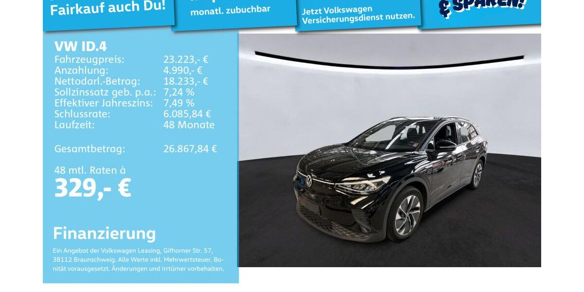 VW ID.4 43.352 km 22.991 &euro; Mannheim 68309