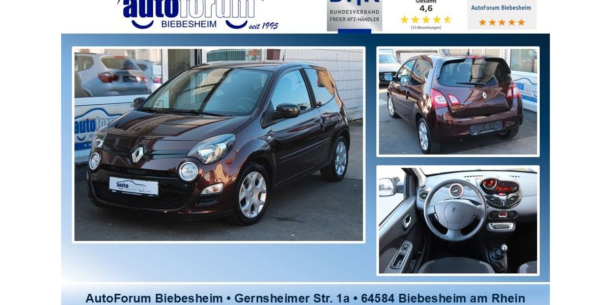 Renault Twingo 74.850 km 5.499 &euro; Biebesheim 64584