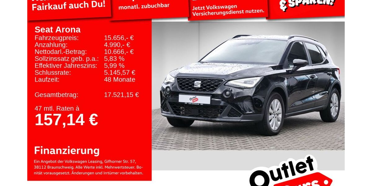 Seat Arona 67.567 km 15.299 &euro; Weinheim 69469