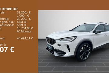 Cupra Formentor 34.360 km 33.200 &euro; Ladenburg 68526