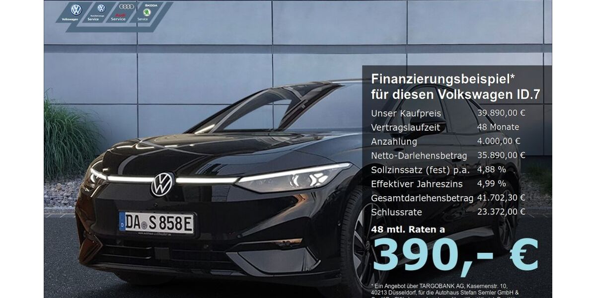 VW ID.7 30.000 km 38.490 &euro; Griesheim 64347