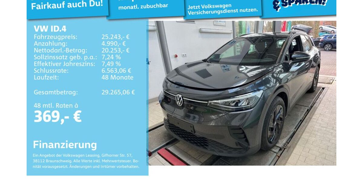VW ID.4 23.305 km 24.991 &euro; Mannheim 68309
