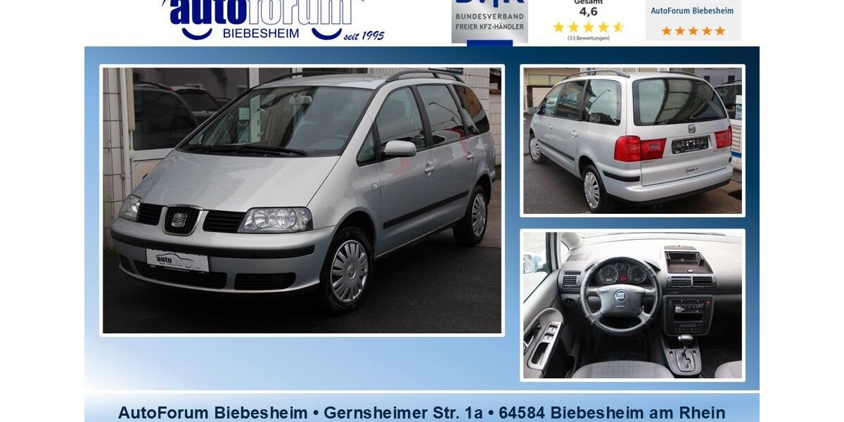 Seat Alhambra 161.500 km 3.699 &euro; Biebesheim 64584