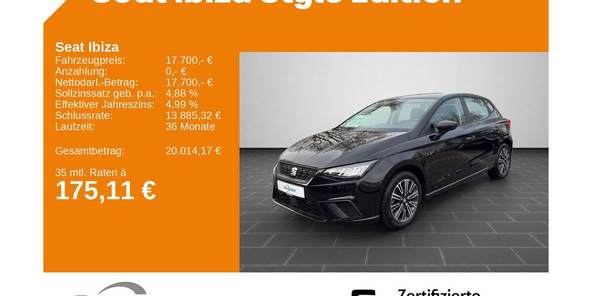 Seat Ibiza 20.445 km 16.900 &euro; Ludwigshafen 67063