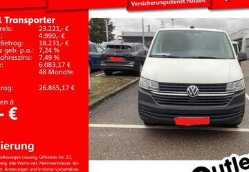 VW T6 Transporter 121.276 km 21.992 &euro; Mannheim 68309