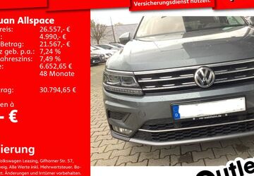 VW Tiguan Allspace 65.469 km 26.291 &euro; Mannheim 68309