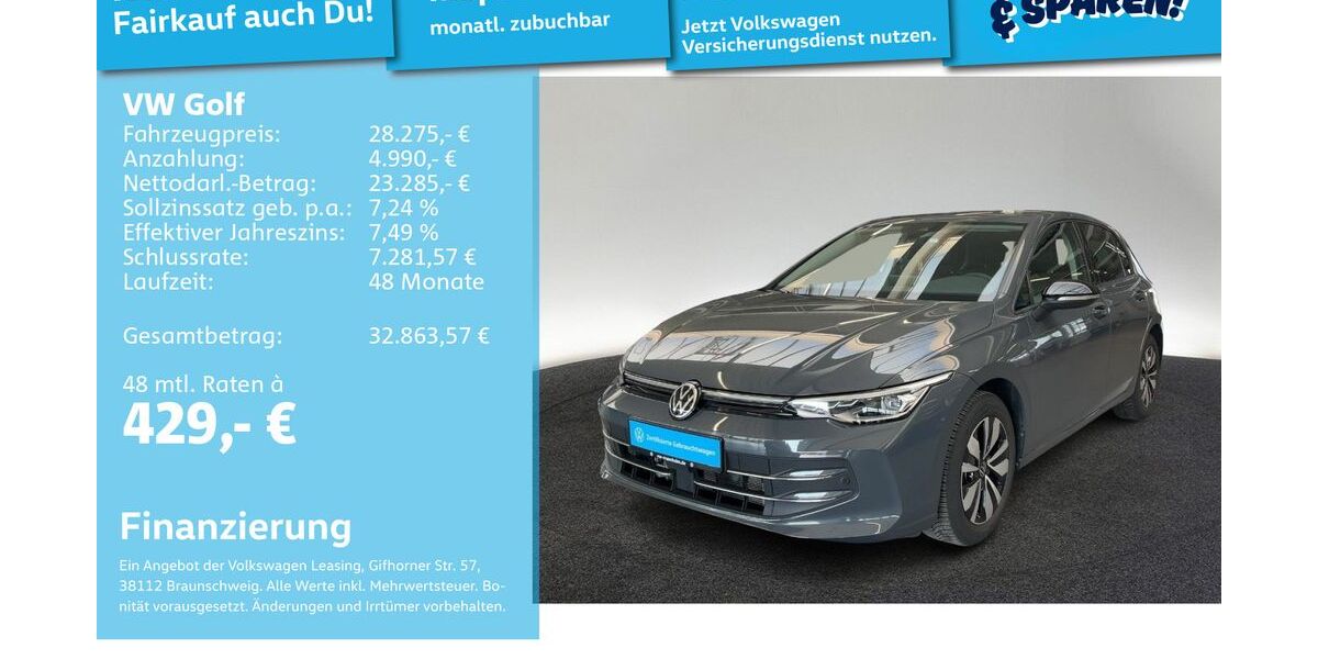 VW Golf 24.878 km 27.499 &euro; Mannheim 68309