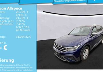 VW Tiguan Allspace 69.959 km 26.491 &euro; Mannheim 68309