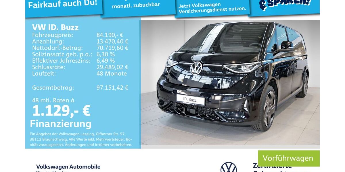 VW ID. Buzz 9.900 km 78.990 &euro; Mannheim 68309