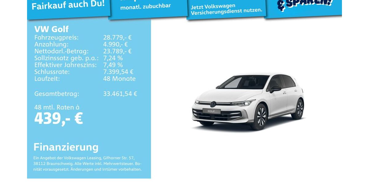 VW Golf 25.814 km 28.491 &euro; Mannheim 68309