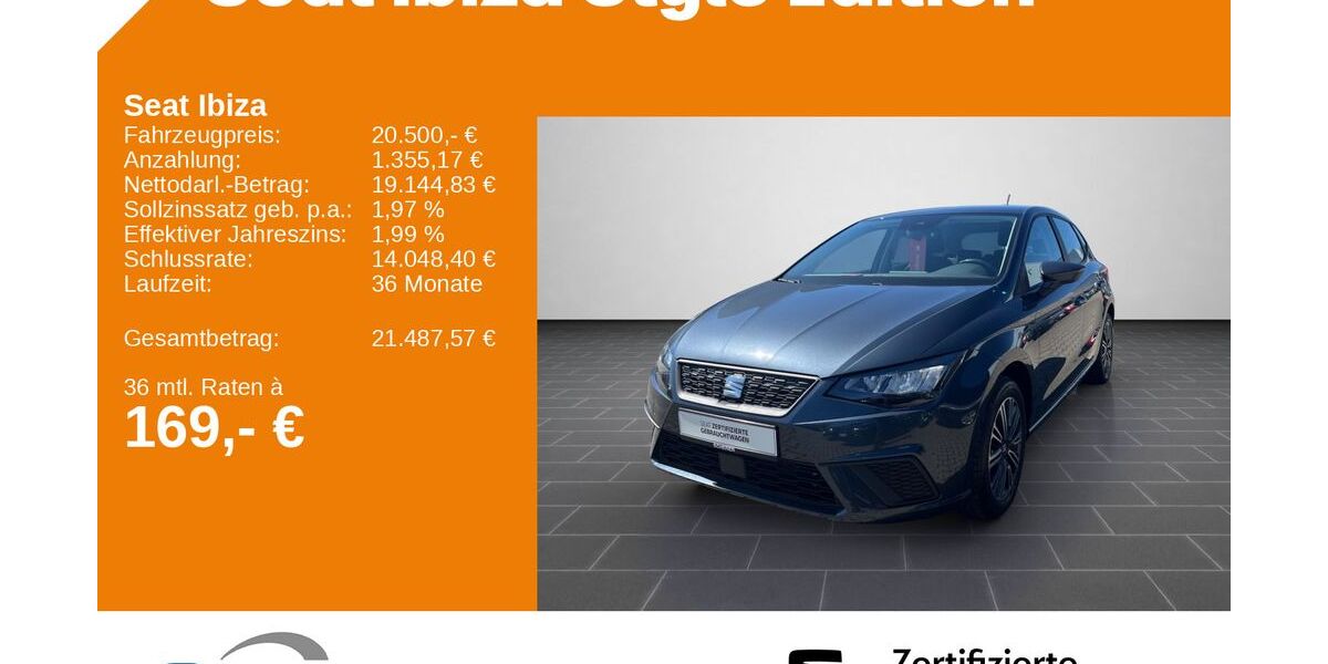 Seat Ibiza 22.049 km 17.900 &euro; Ladenburg 68526