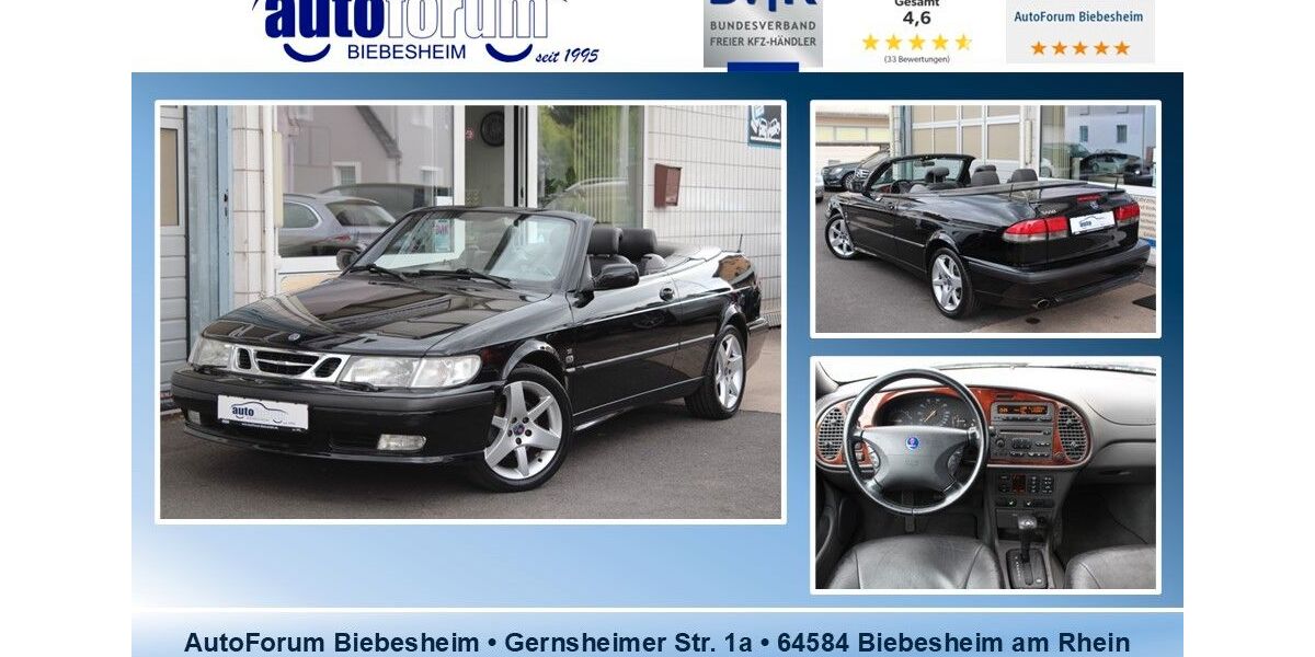 Saab 9-3 188.000 km 3.999 &euro; Biebesheim 64584