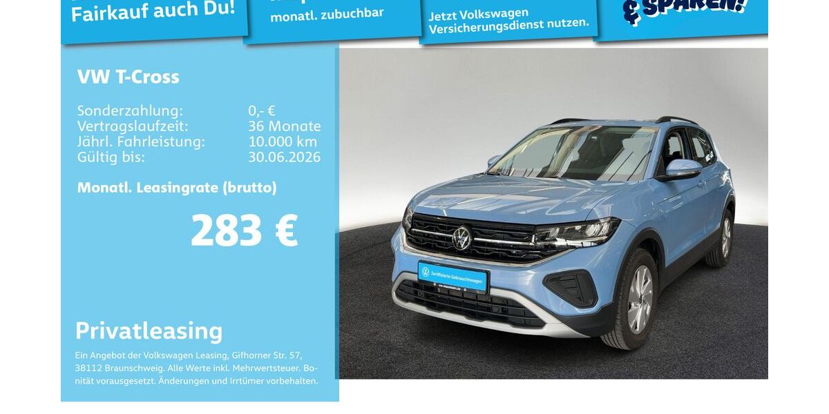 VW T-Cross 16.285 km 21.999 &euro; Mannheim 68309