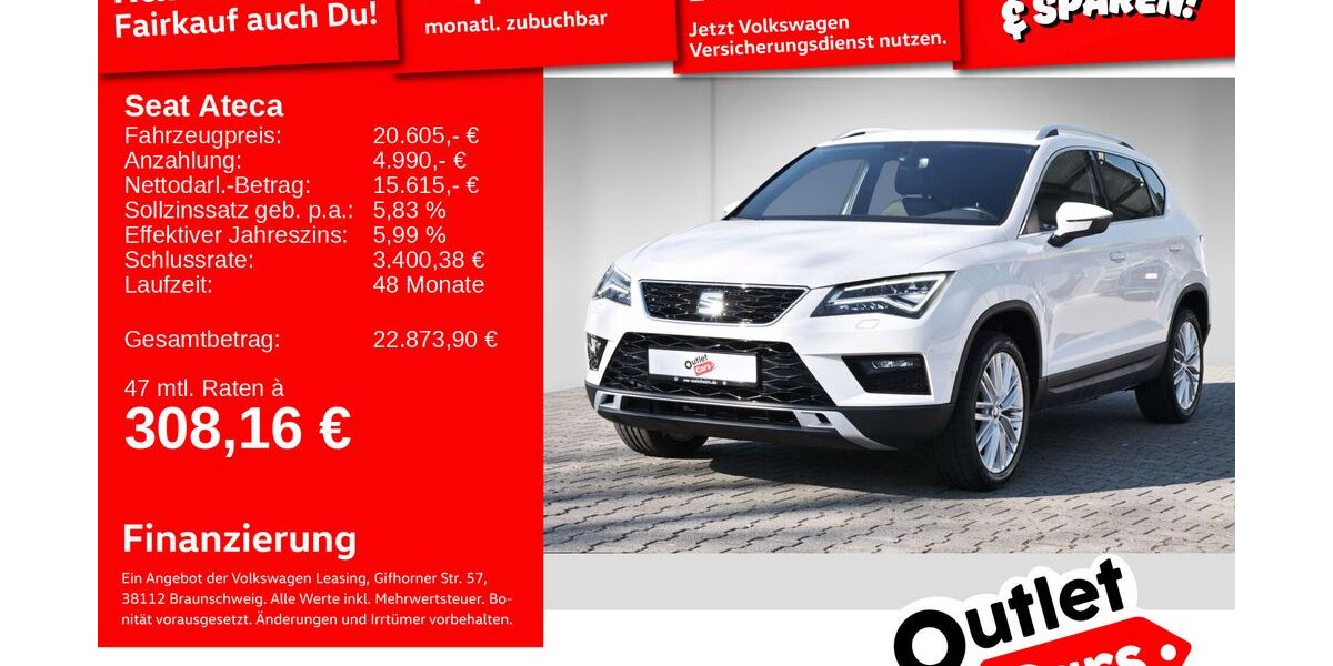 Seat Ateca 59.212 km 18.999 &euro; Weinheim 69469