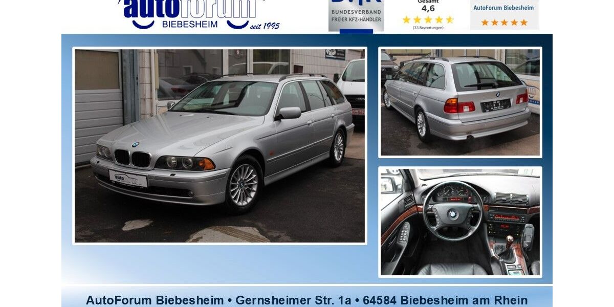 BMW 530 205.700 km 6.999 &euro; Biebesheim 64584